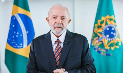 16.04.2024 - Presidente da República, Luiz Inácio Lula da Silva, durante reunião virtual Extraordinária de Chefes de Estado e de Governo da Comunidade de Estados Latino-Americanos e Caribenhos (CELAC), no Palácio do Planalto. Brasília - DF.  
Foto: Ricardo Stuckert / PR