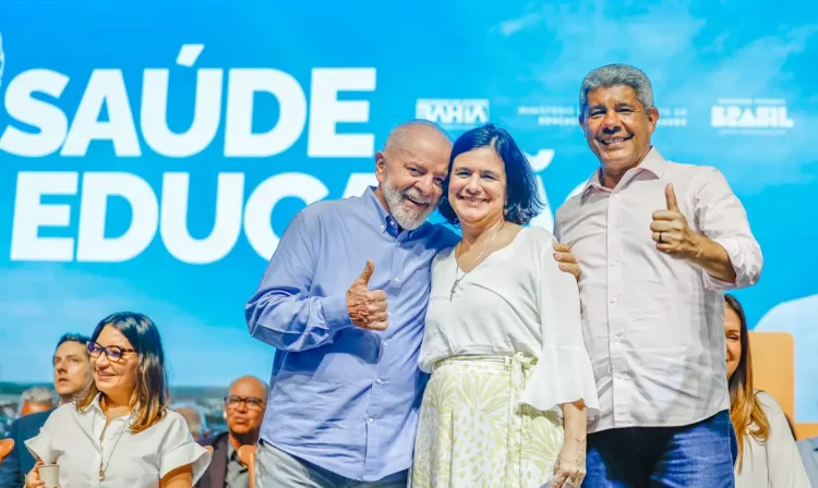 10.05.2024 - Presidente da República, Luiz Inácio Lula da Silva, durante Cerimônia de inauguração do Hospital Estadual Costa das Baleias e do novo prédio do Núcleo Pedagógico do campus Paulo Freire da UFSB, em Teixeira de Freitas - BA.Foto: Ricardo Stuckert / PR