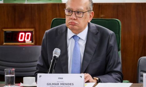 Brasília (DF), 02.08.2024 - Ministro Gilmar Mendes durante primeira reunião da comissão especial de conciliação para tratar das ações que envolvem o marco temporal para demarcação de terras indígenas. Foto: Gustavo Moreno/STF