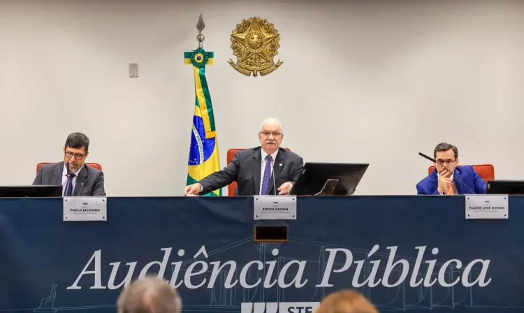 Brasília (DF), 05/11/2024 - Audiência Pública sobre a ADI 5.553/DF. Ministro Edson Fachin preside audiência pública sobre isenção de impostos para agrotóxicos. Foto: Rosinei Coutinho/STF