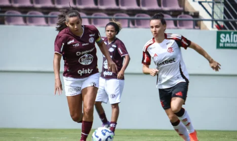 Rio de Janeiro (RJ), 03/05/2025 - Em partida que teve transmissão ao vivo da TV Brasil, o Flamengo surpreendeu a Ferroviária e derrotou a adversária em plena Fonte Luminosa por 2 a 1, pelo Campeonato Feminino de Futebol. Foto: Jonatan Dutra/Ferroviária de Araraquara