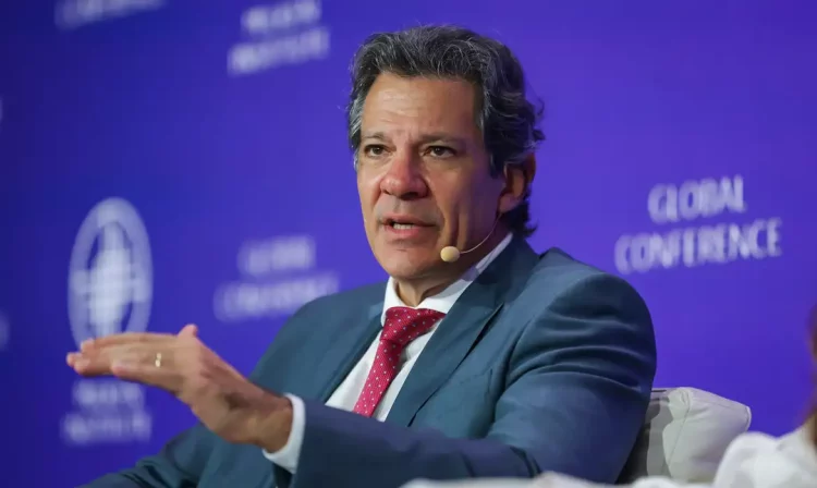 Los Angeles, 05/05/2025 - Ministro da Fazenda, Fernando HAddad, participa da Sessão