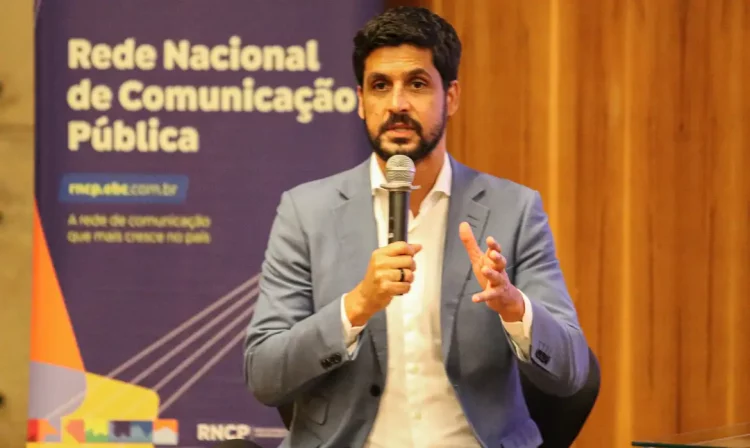 São Paulo (SP), 19/05/2025 - Com participação da EBC, o 1º Encontro da Rede Nacional de Comunicação Pública promove debates sobre o papel das emissoras públicas na prática do jornalismo, na programação cultural e na educação. Estão presentes representantes de organizações nacionais e internacionais, referências na oferta de um serviço público de comunicação gratuito, de qualidade e independente. Foto: Cadu Pinotti/Agência Brasil