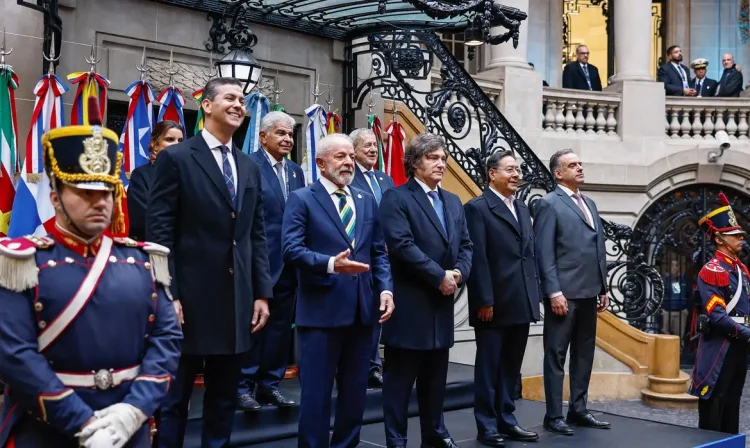 Presidente da República, Luiz Inácio Lula da Silva, durante foto oficial da 66ª Cúpula de Presidentes dos Estados Partes do Mercosul e dos Estados Associados. Palácio San Martín, Buenos Aires, Argentina.  Foto: Ricardo Stuckert