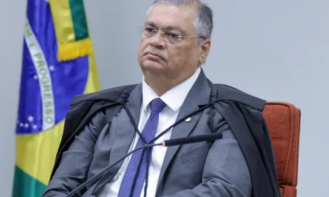 Brasília (DF), 14/10/2025 - Ministro Flávio Dino durante sessão no STF de julgamento da Ação Penal 2694 -Núcleo 4 da trama golpista. Foto: Rosinei Coutinho/STF