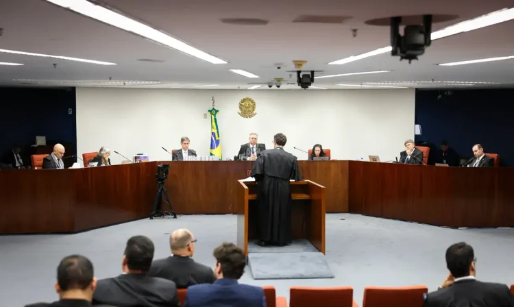 Brasília (DF), 14/10/2025 - Sessão no STF de julgamento da Ação Penal 2694 -Núcleo 4 da trama golpista. Foto: Gustavo Moreno/STF