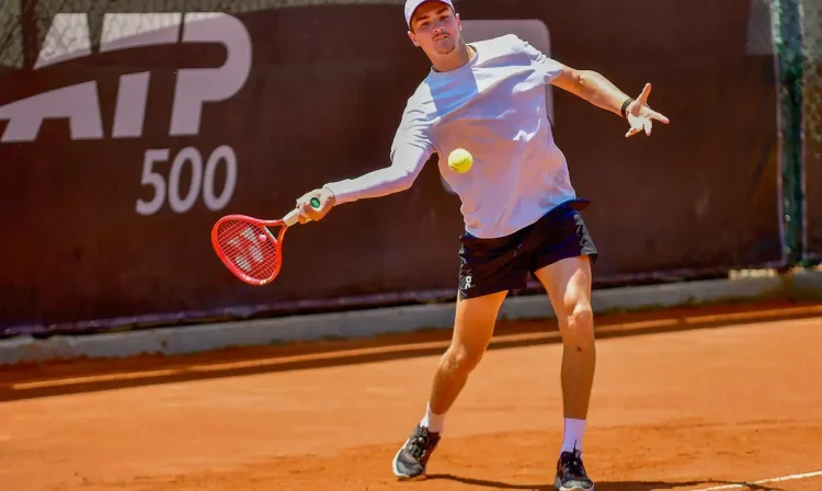 Brasília 16/02/2026  - Com João Fonseca, brasileiros disputam chaves principais do Rio Open.
Foto: FOTOJUMP