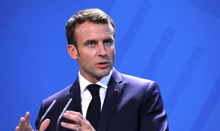 Berlin (Germany), 18/11/2018.- French President Emmanuel Macron speaks during a joint press conference with German Chancellor Angela Merkel (not pictured), at the German Chancellery in Berlin, Germany, 18 November 2018. German Chancellor Angela