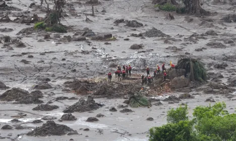 fotos do local onde aconteceu a tragédia pelos os rezidos de menerios das barragens de Santarem e Fundão,na cidade de Bento Rodrigues distrito de Mariana.
Antonio Cruz/ Agência Brasil/Arquivo