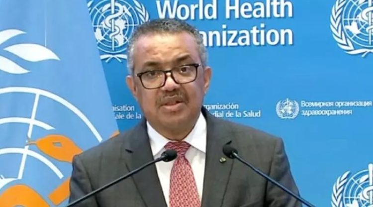 Diretor-da-OMS-Tedros-Adhanom-disse-que-momento-e-de-comemoracao-e-ressaltou-a-dedicacao-dos-profissionais-de-saude-Foto-Reproducao-Youtube
