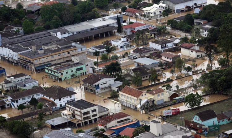 Santa Catarina - Força-tarefa do governo federal, coordenada pelo ministro da Integração e do Desenvolvimento Regional, Waldez Góes, visita municípios de Santa Catarina atingidos pelas fortes chuvas. Foto: Dênio Simões/MIDR