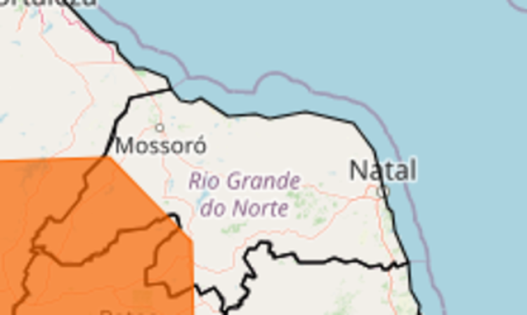 Cidades do RN estão em perigo de baixa umidade, aponta Inmet. Foto: Reprodução.