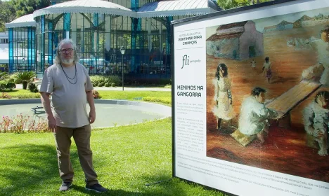 1º Flipetrópolis (festival literário internacional de Petrópolis). Na foto o curador e presidente do Flipetrópolis, Afonso Borges. Foto: Wstill/Divulgação