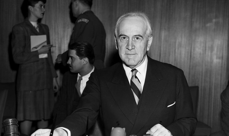 O diplomata e político Oswaldo Aranha foi o presidente da Segunda Assembleia Geral da ONU que votou o plano de partilha da Palestina, em 1947. Foto: Nações Unidas