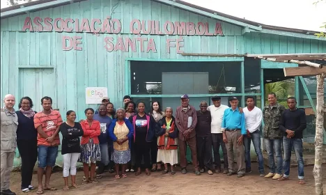 A comunidade quilombola de Santa Fé, no município de Costa Marques, em Rondônia, teve 74 famílias incluídas no Plano Nacional de Reforma Agrária. Foto: ASCOM/INCRA RO