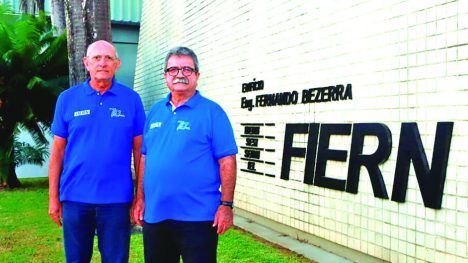 Sistema Fiern: Presidente da FIERN, Amaro Sales, e presidente eleito, Roberto Serquiz, participam das reuniões e inaugurações na região Oeste do estado