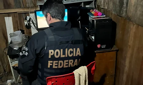 Brasília, 27/03/2024, PF realiza operação nacional contra abuso sexual infantil. Operação Share mira criminosos que agem, principalmente, na internet compartilhando material de abuso sexual infantojuvenil. Foto: Polícia Federal/Divulgação