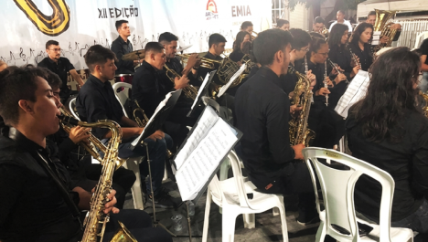 Banda na praça