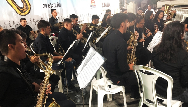 Banda na praça