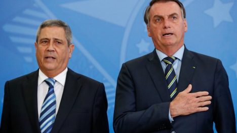 Jair Bolsonaro e Walter Braga Netto