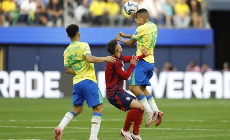 Brasil e Costa Rica se enfrentaram pela primeira rodada da Copa América, na Califórnia EUA - (Foto: Rafael Ribeiro/CBF)