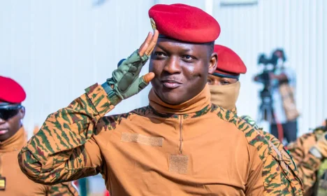 Burkina Faso. 23/05/2025 Presidente  Ibrahim Traoré  de Burkina Faso. Foto @CapitaineIb226/ Instagram oficial