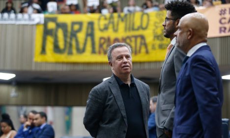 São Paulo SP 19/09/2023   Câmara Municipal de São Paulo sessão que  trata do pedido de cassação do vereador Camilo Cristófaro (Avante) por racismo. Foto Paulo Pinto/Agência Brasil