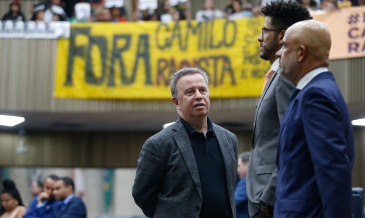 São Paulo SP 19/09/2023   Câmara Municipal de São Paulo sessão que  trata do pedido de cassação do vereador Camilo Cristófaro (Avante) por racismo. Foto Paulo Pinto/Agência Brasil