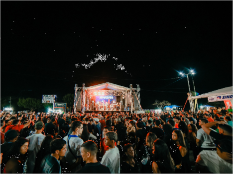 O prefeito de Caicó, Dr. Tadeu, agradeceu a parceria do SINDIBONÉS e dos empresários que possibilitaram a realização da festa, e já projetou o ABA Fest 2026 - Fotos: Isaac Silva