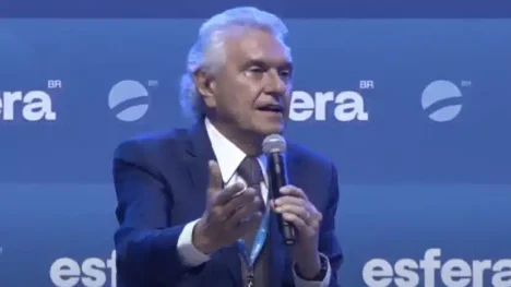 “O que precisamos ter é os governadores tendo apoio do governo federal. Sabemos onde atacar”, disse Caiado / Foto: Reprodução