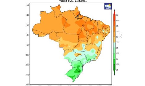 Inmet prevê geada para áreas do RS e mínima de 7°C em Porto Alegre. Foto: INMET/Divulgação