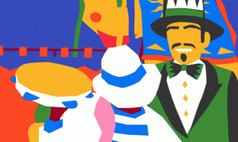 Banner animado em forma de gif para destaque secundário da capa da Radioagência Nacional - carnaval 2024.