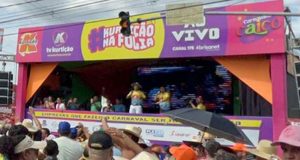 Camarote da TV Kurtição no circuito do carnaval