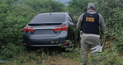 Carro roubado em Serra Negra do Norte e encontrado em Caicó