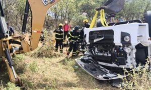 imagens feitas por militares do Corpo de Bombeiros do RN