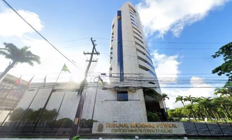 Sede do Tribunal Regional Federal em Pernambuco (TRF-5), no Recife — Foto: Reprodução/Google Street View