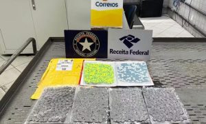 Droga apreendida nos Correios em Natal