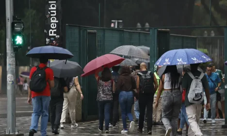 São Paulo (SP), 11/03/2025 - Mudança de tempo provoca  chuva na cidade. Foto: Paulo Pinto/Agência Brasil