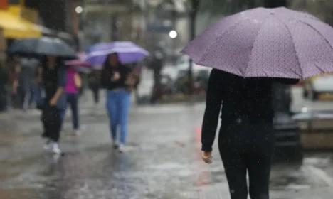 São Paulo (SP), 08/11/2024 -  Chuva forte no centro de São Paulo.  Foto: Paulo Pinto/Agência Brasil