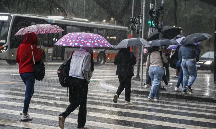 São Paulo-SP, 09/01/2024, Forte chuva atingiu a capital paulista na tarde desta terça-feira. Foto: Paulo Pinto/Agência Brasil