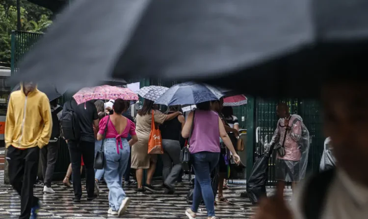 São Paulo-SP, 09/01/2024, Forte chuva atingiu a capital paulista na tarde desta terça-feira. Foto: Paulo Pinto/Agência Brasil