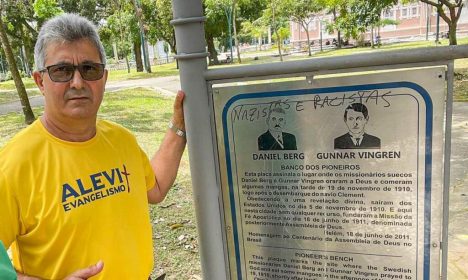 Brasília (DF) 28/02/2024 - O homem condenado em 1990 pelo assassinato do ambientalista Chico Mendes teria assumido a presidência do Partido Liberal (PL) no município paraense de Medicilândia (PA). Vamos confirmar a informação e fazer matéria detalhada. Réu confesso pelo crime, Darci Alves Pereira teria entrado para a nova diretoria do PL em novembro de 2023, mas tomou posse no fim de janeiro deste ano
Foto: Darci Alves Pereira/Facebook