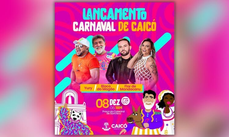 Evento de lançamento do Carnaval 2024 em Caicó