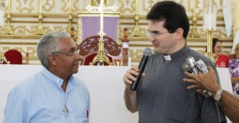 Dom Antônio Carlos e o Padre Alcivan Tadeus