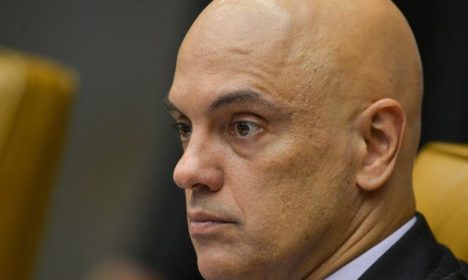 O miinistro Alexandre de Moraes, durante julgamento da  validade de prisão em segunda instância