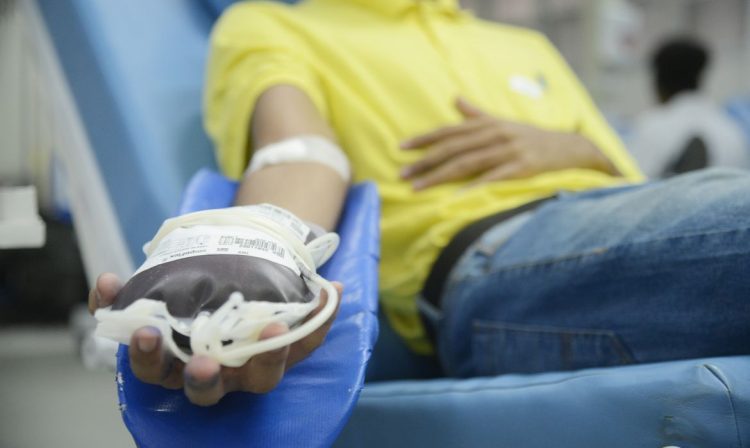 Campanha de doação de sangue no Instituto Estadual de Hematologia do Rio de Janeiro - Hemorio