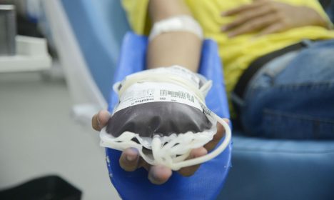 Campanha de doação de sangue no Instituto Estadual de Hematologia do Rio de Janeiro - Hemorio