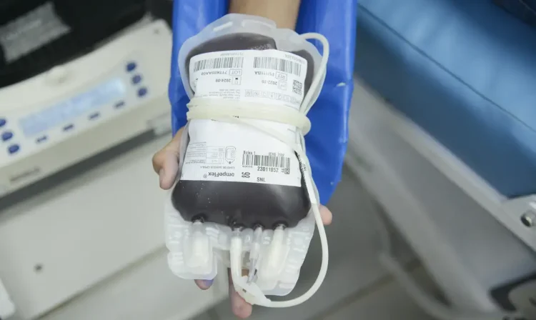 Campanha de doação de sangue no Hemorio, centro do Rio de Janeiro