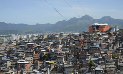 Rio de Janeiro (RJ), 24/02/2023 – Vista do teleférico, que está desativado, no Complexo do Alemão, na zona norte da capital fluminense. Foto Tomaz Silva/Agência Brasil