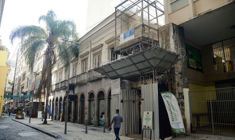 Rio de Janeiro (RJ), 04/09/2023 – Obra de restauro do Oratório da Nossa Senhora da Boa Esperança, localizado no Centro do Rio de Janeiro. Foto: Tomaz Silva/Agência Brasil